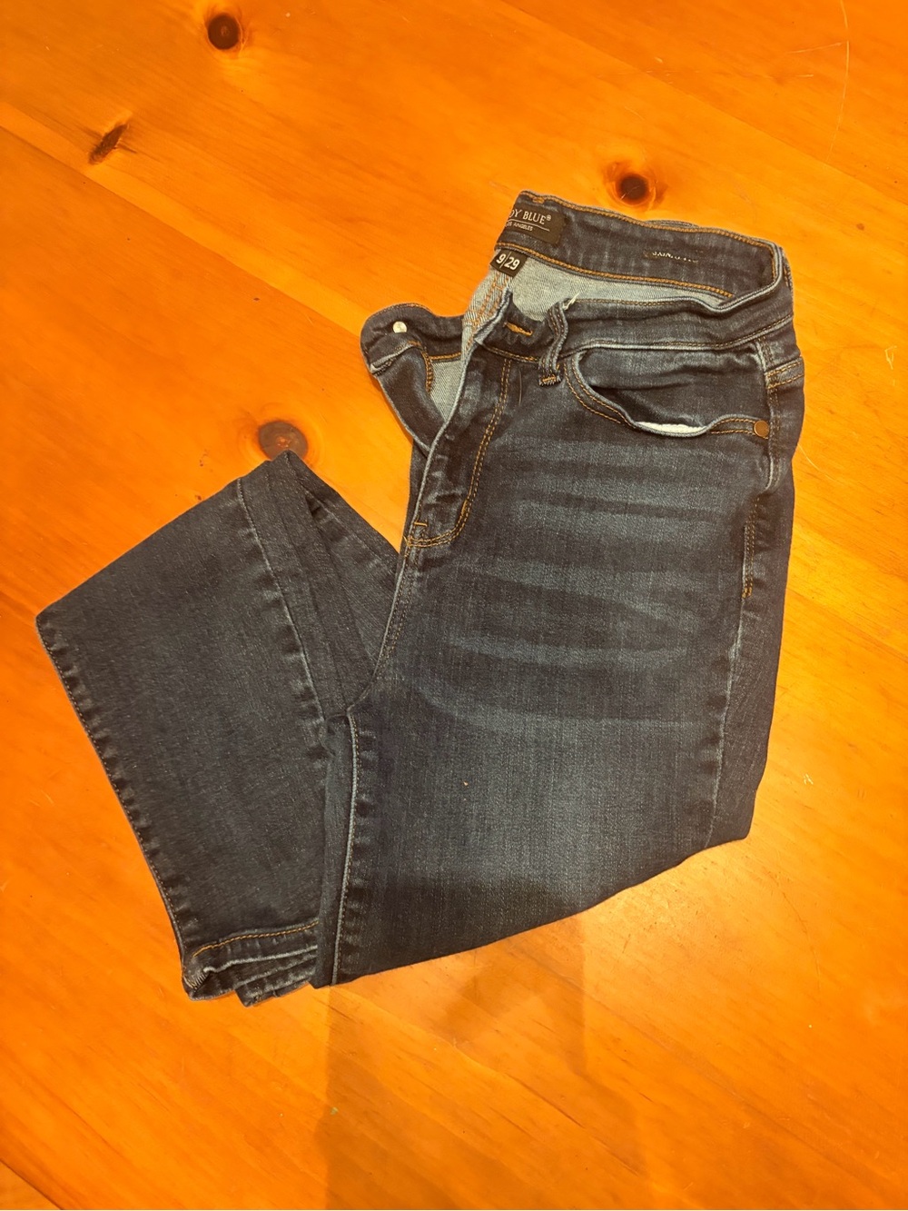 Women’s Judy Blue Skinny Fit Dark Blue Denim Jeans